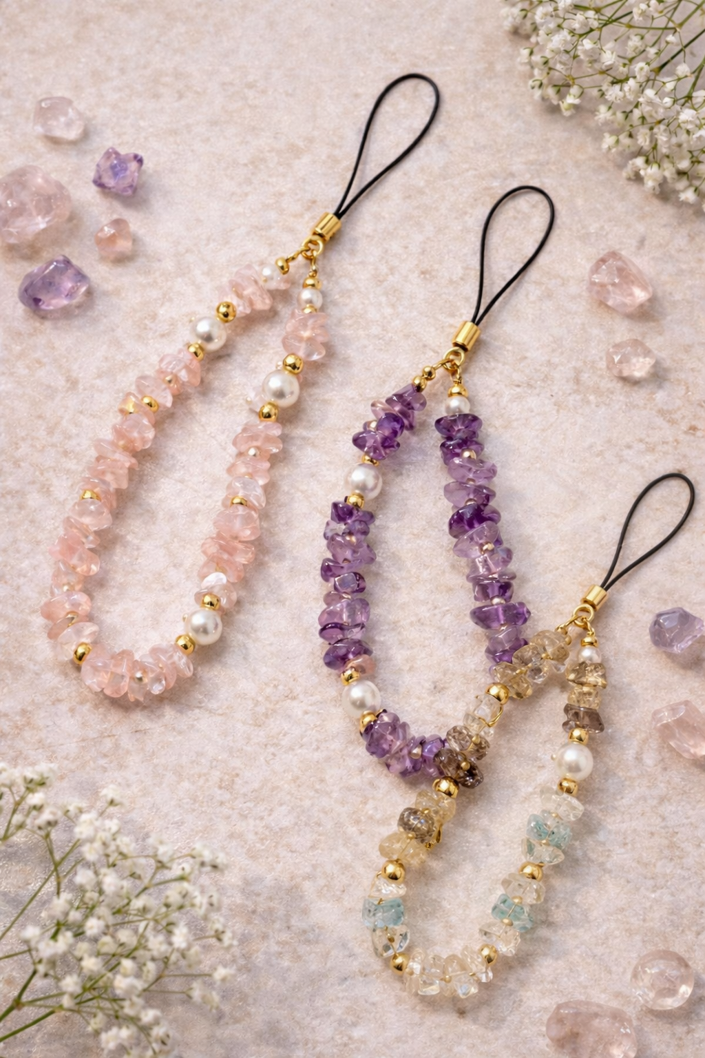 Amethyst Calm & Protection Phone Charm - Image 2