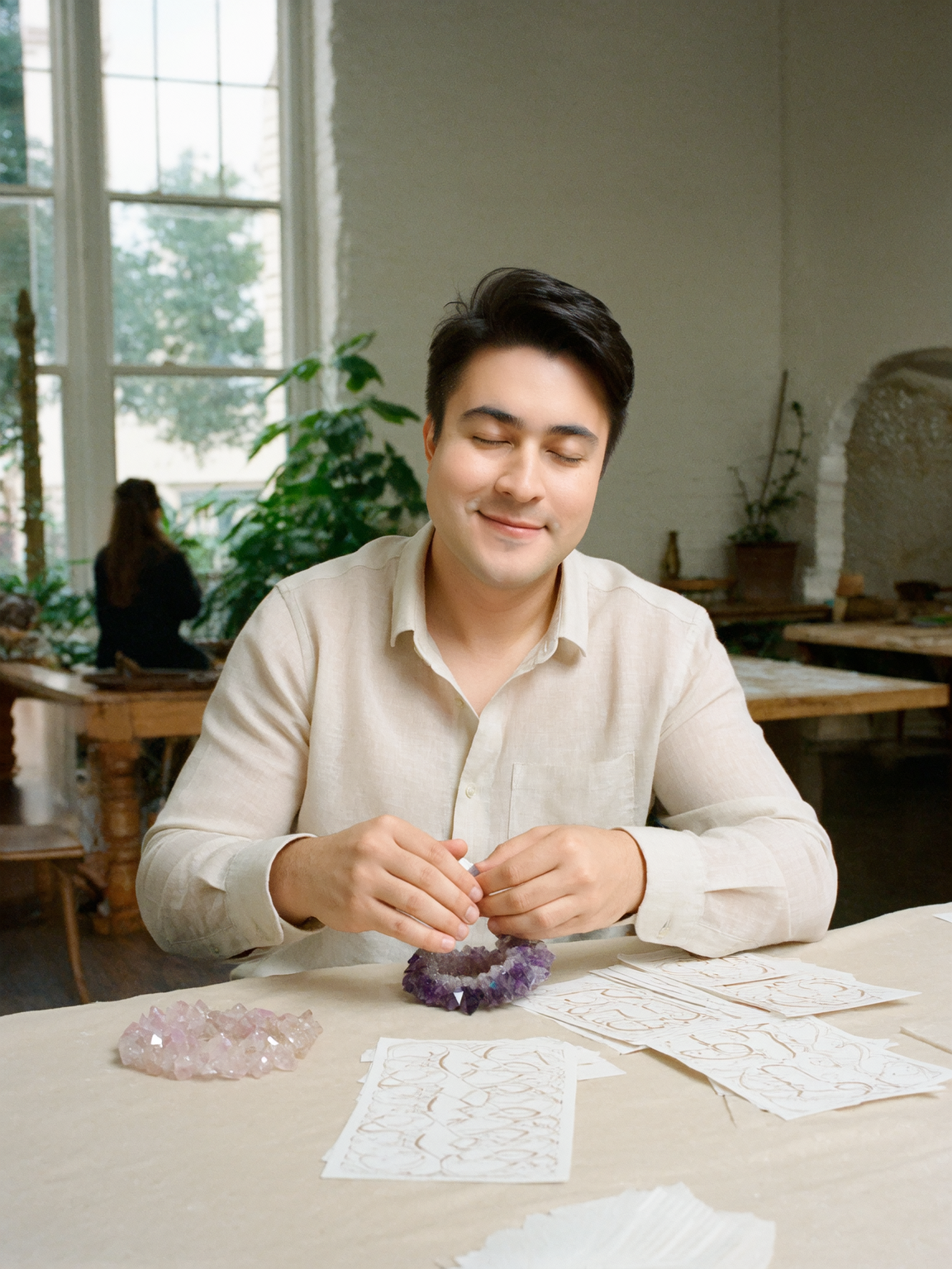 Amethyst Calm & Protection Phone Charm - Image 3