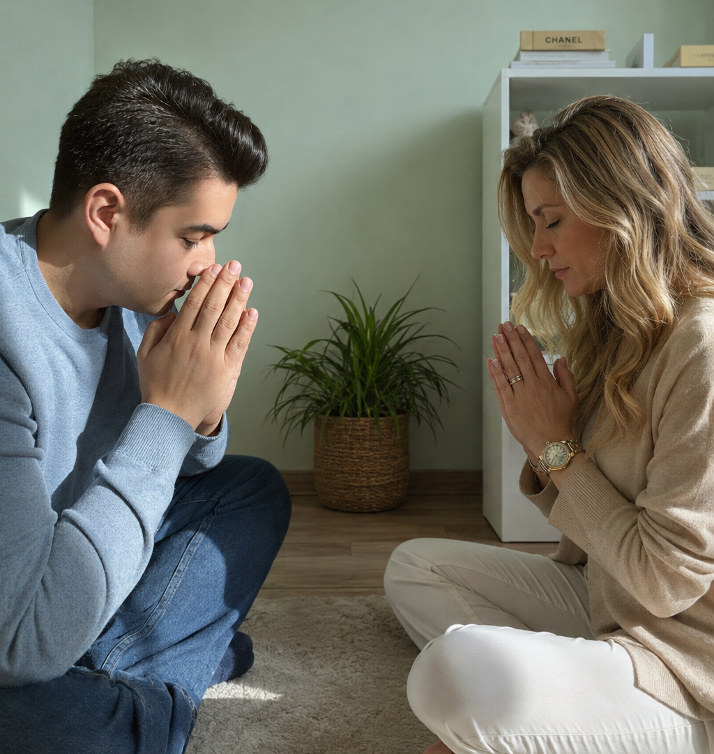 ThetaHealing® session in prayer